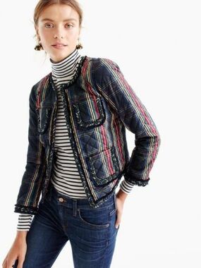 J Crew Quilted Lady Jacket in Stewart Plaid 2